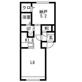 グランメールWEST9【4階】の間取り