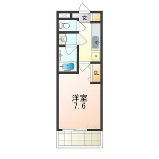 大阪府堺市西区浜寺元町6丁【アパート】の間取り