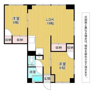 福岡県北九州市八幡西区里中1丁目【マンション】の間取り