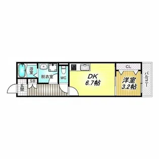 ソレイユⅡ【1階】の間取り
