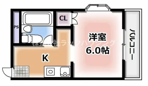 大阪府寝屋川市八坂町【マンション】の間取り