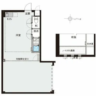 大阪府豊中市玉井町3丁目【テラスハウス】の間取り