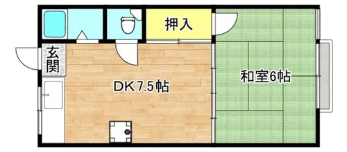 大阪府大阪市平野区加美北3丁目【マンション】の間取り