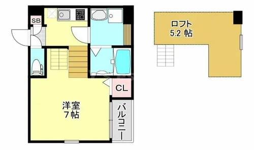 ハーモニーテラス横枕【1階】の間取り