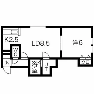 ラスティ40【3階】の間取り