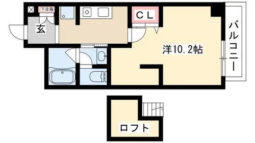 COZY PLACE星ヶ丘【6階】の間取り