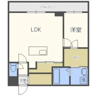 ピオネロ伏見【4階】の間取り