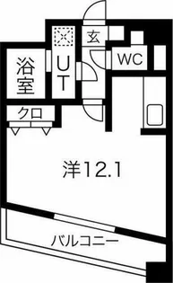 プラウランド名駅【12階】の間取り