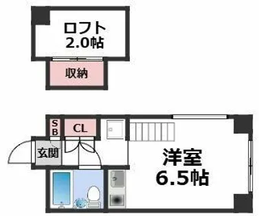 トラスティーコート【4階】の間取り