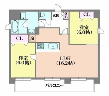 エクセレンス藤井【2階】の間取り