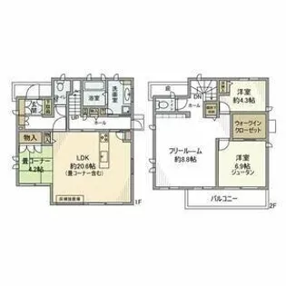 兵庫県明石市大久保町大窪【一戸建】の間取り