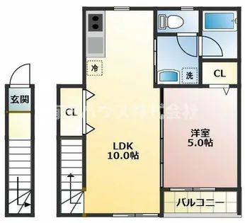 TJ重根【205号室】の間取り