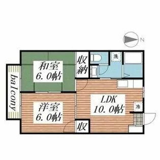 メゾン華Ⅰ【1階】の間取り