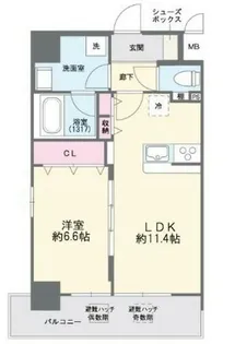 Fuku島之内【10階】の間取り