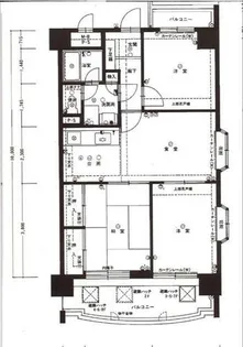 福岡県福岡市中央区平尾2丁目【マンション】の間取り