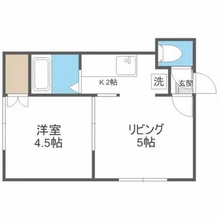 ノースウィング【1階】の間取り