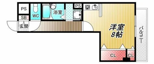 メルシィ2000【4階】の間取り