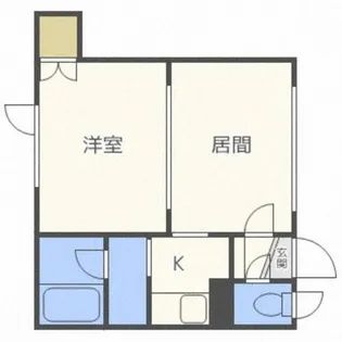 グランデュール石山【2階】の間取り