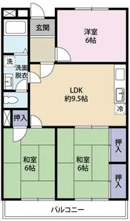 福岡県福岡市早良区城西3丁目【マンション】の間取り