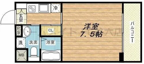 Gravis城東中央【10階】の間取り