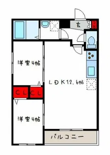 Tio Fleur【3階】の間取り