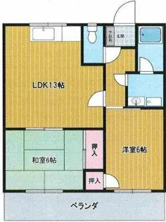 ウエストヴィレッジ【3階】の間取り