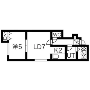 NRJイシヤマ【1階】の間取り