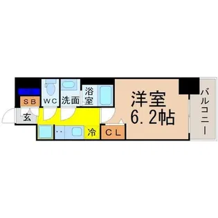 プレサンスSAKAEフロント【7階】の間取り