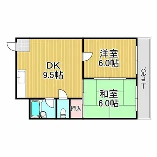 パインリーフ甲子園【3階】の間取り