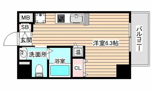 ESPOIR【4階】の間取り