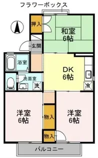 セジュール東落合【2階】の間取り