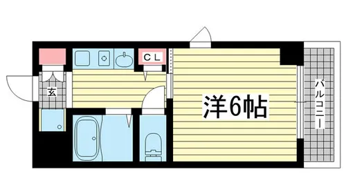 ソルジェンテ王子公園【301号室】の間取り