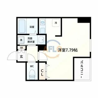 ダイドーメゾン大阪本町EAST【1階】の間取り