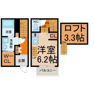 メゾン生駒町【1階】の間取り