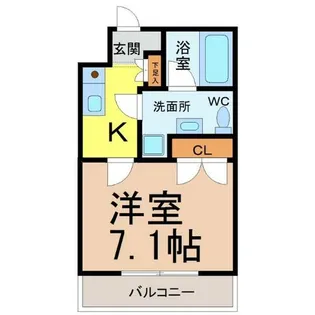AMBER HOUSE JINGU(アンバーハウスジングウ)【7階】の間取り