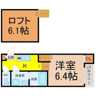 アルメリアII【2階】の間取り
