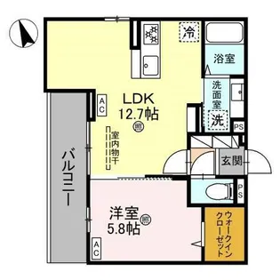 BlancFort北条宮の町【3階】の間取り