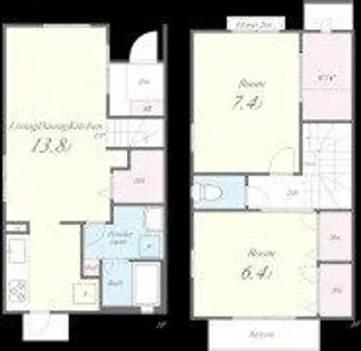 プラティーク本町【1階】の間取り