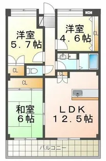 ミルキィウェイ33【1階】の間取り