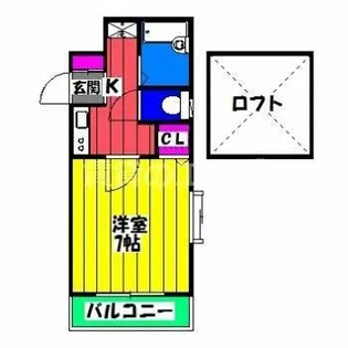 サンライズ・ガーデンⅠ【2階】の間取り