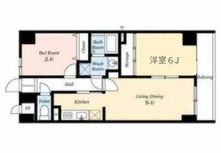 リッツプラザ城東【9階】の間取り