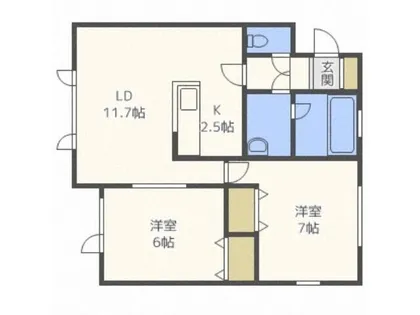 パーセルN28【2階】の間取り