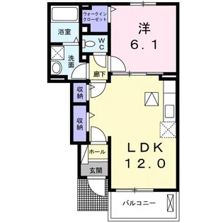 大阪府茨木市南春日丘5丁目【アパート】の間取り