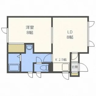新生ハイツ【203号室】の間取り