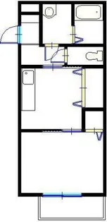 クルールアヴニール【1階】の間取り