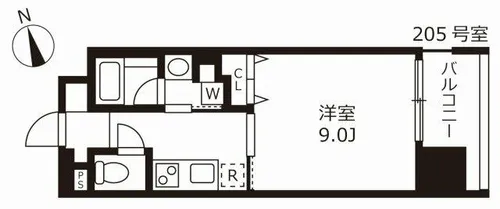 花の木ライズ【2階】の間取り