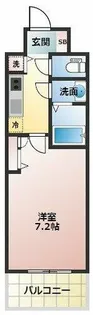プランドール北浜【11階】の間取り