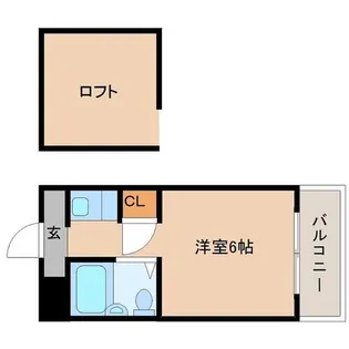 グランドムール都島【6階】の間取り