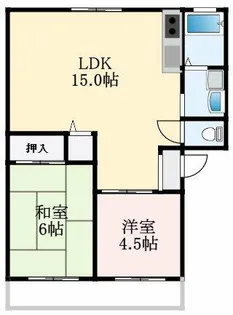大阪府堺市美原区南余部【アパート】の間取り