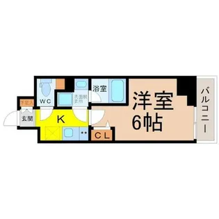 ディアレイシャス東別院【10階】の間取り